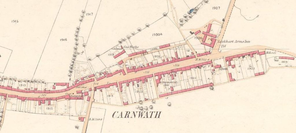Carnwath Ordnance Survey Map, 1858