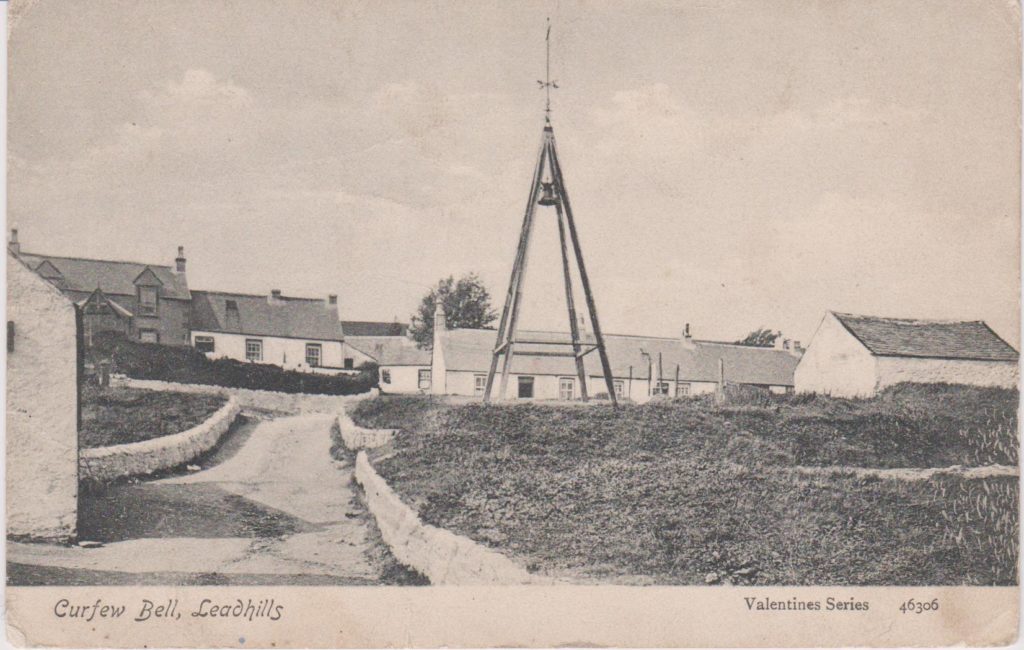 Curfew Bell postcard from Leadhills