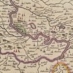 Blaeu map of Pettinain, 1654