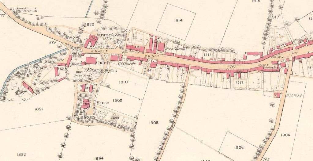 Carnwath Map, 1858