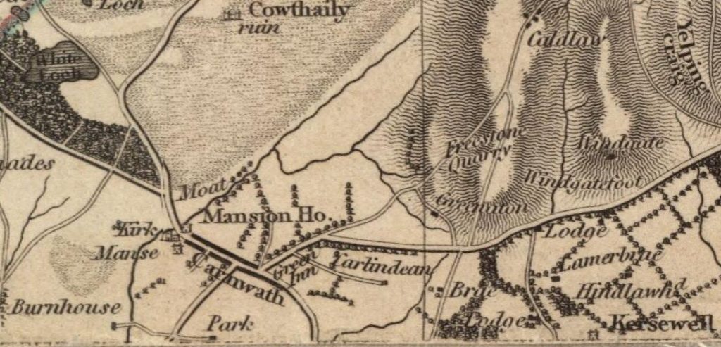 Thomson map of Carnwath, 1832