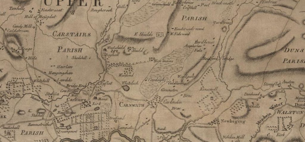 Ross Map of Carnwath, 1773
