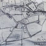 Estate map of Douglas from 1822