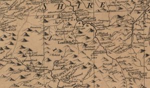 John Doret map of Leadhills, 1750