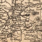 Thomson map of Lesmahagow from 1832