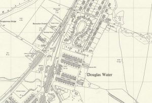 Ordnance Survey map of Ponfeigh Station
