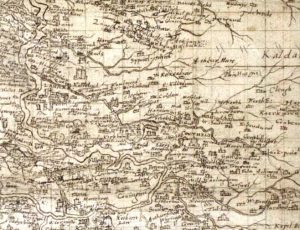 Pont map of Carnwath, 1596