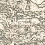 Timothy Pont map of 1596 showing Lanark