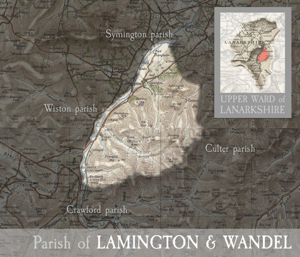 map of lamington parish